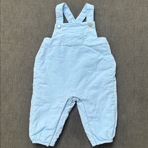 Jacadi Baby boy velvet overalls - pale blue Size 6 months